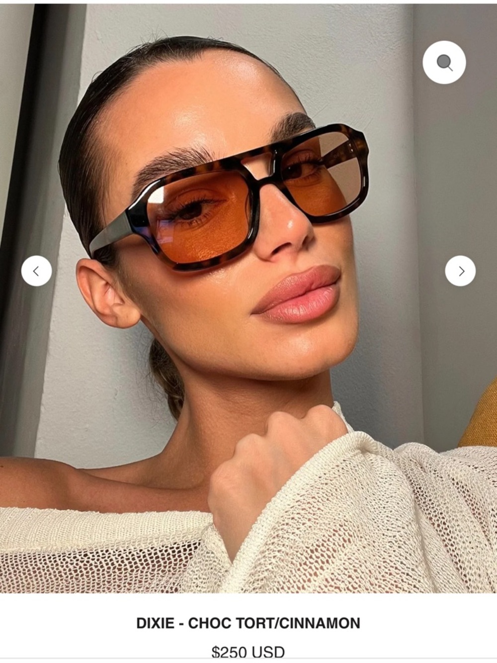 VEHLA Dixie Sunglasses — Choc Tortoise Frame with Cinnamon Amber Lenses